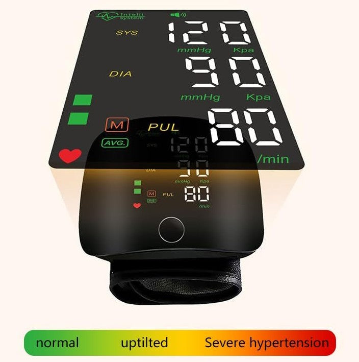 Visor digital de pressão sistólica, diastólica e pulso